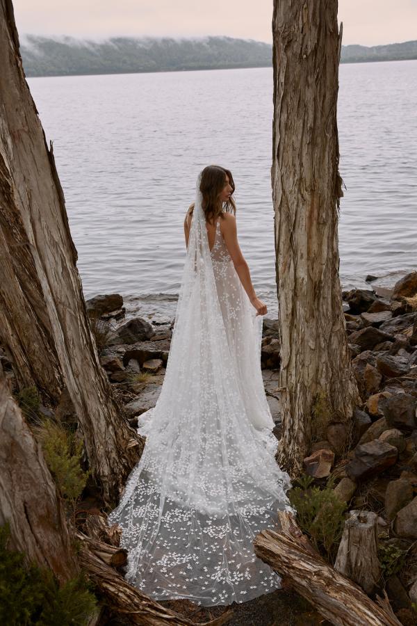 CYRA-ML20099-FULL-LENGTH-TULLE-A-LINE-GOWN-WITH-3D-EMBROIDERED-LACE-V-NECKLINE-ILLUSION-STRAPS-V-BACK-ZIPPER-CLOSURE-WEDDING-DRESS-WITH-MATCHING-VEIL-MADI-LANE-BRIDAL-10