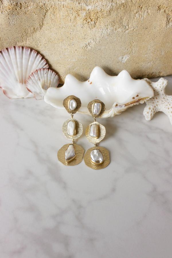 EVERLY MC412 PEARL DROP EARRINGS 14K GOLD FILL MILANE COLLECTIVE-1