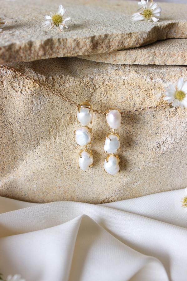 SIENNA MC413 PEARL DROP EARRINGS 14K GOLD FILL MILANE COLLECTIVE-2