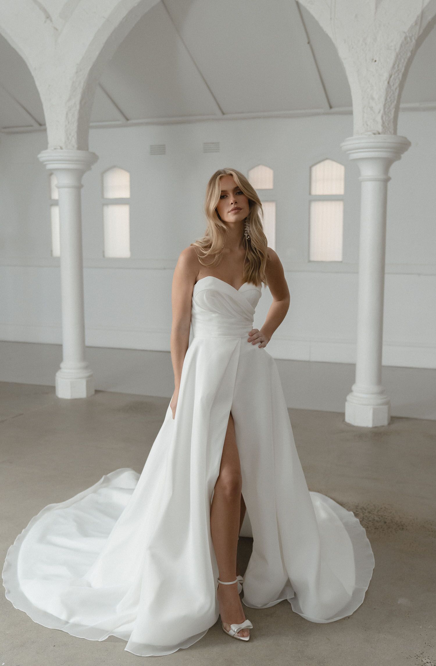 Sullivan A-Line Sweetheart Neckline V Back Wedding Dress