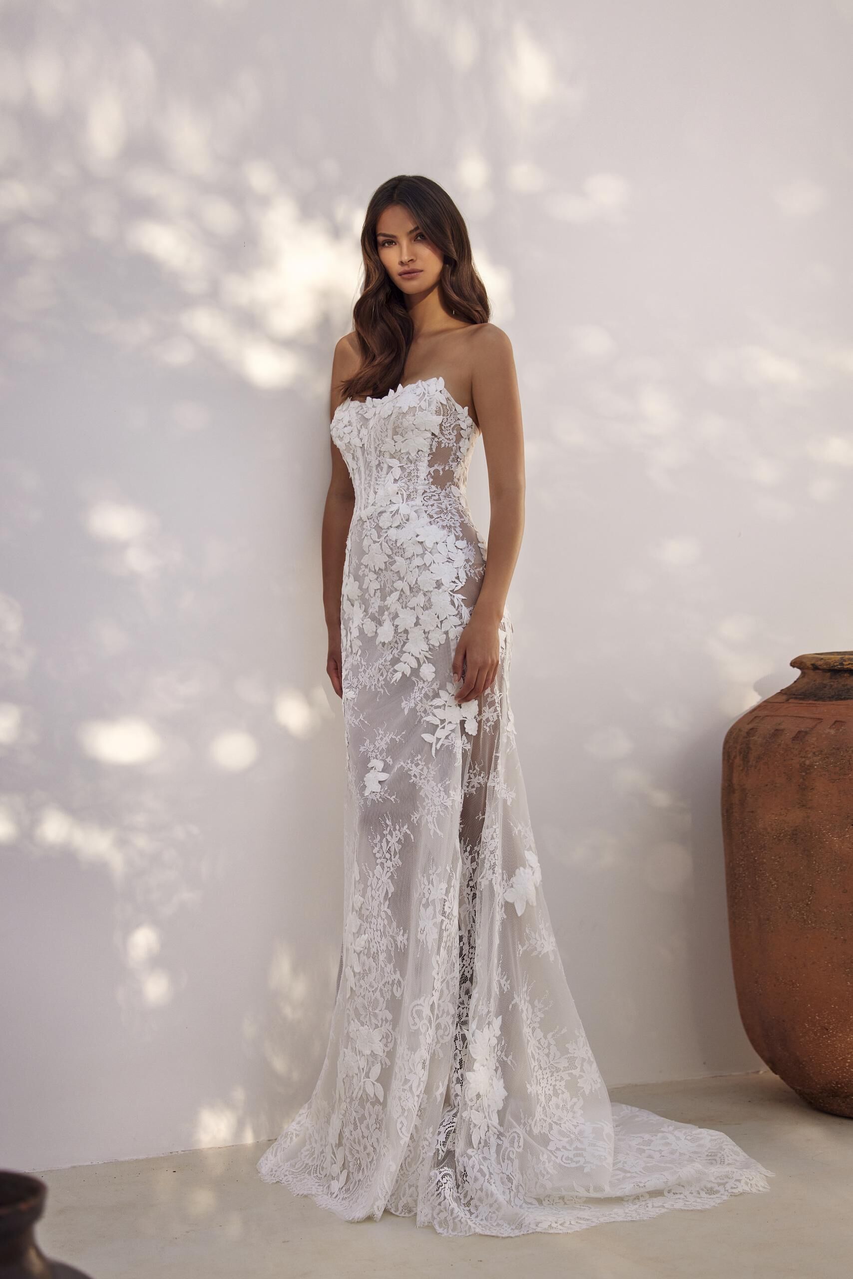 Dulcinea Mikado Inspired Sweetheart Bodice Wedding Gown